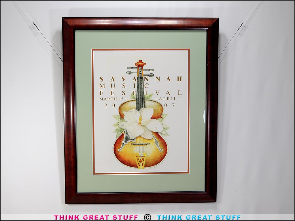 Product photo #101_0341 of SKU 21007002 (Framed 2007 Savannah Music Festival Poster by Dugald Stermer)