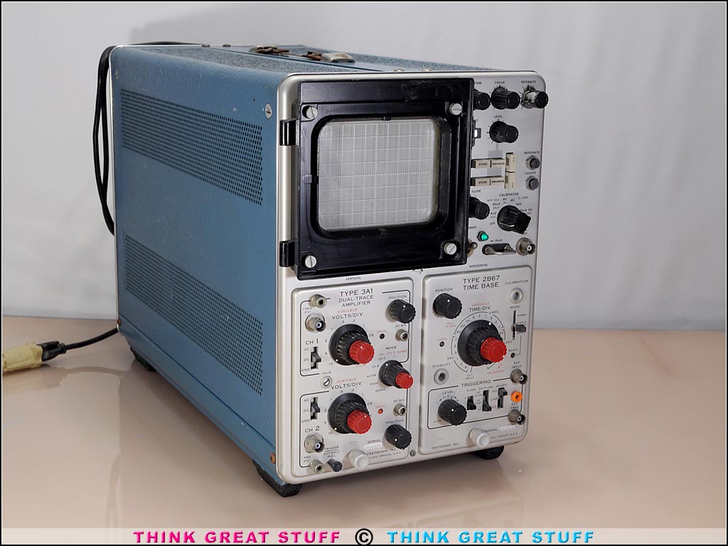 Product photo #101_0371 of SKU 21005013 (Tektronix Type 564B Storage Oscilloscope w/ 3A1 + 2B67 modules)